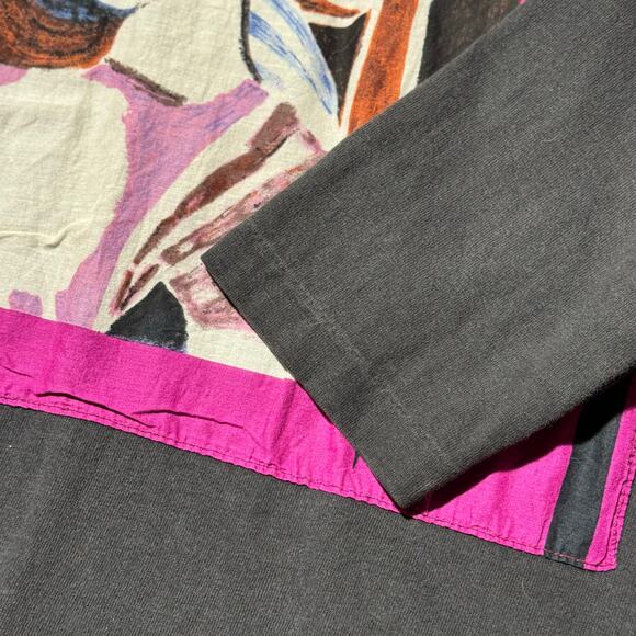 90s Pablo Picasso 'Buste de Femme au Chapeau Bleu' Longsleeve - Picture 5 of 6